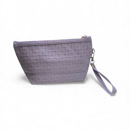 Necessaire Retangular | Texturizada - Roxa