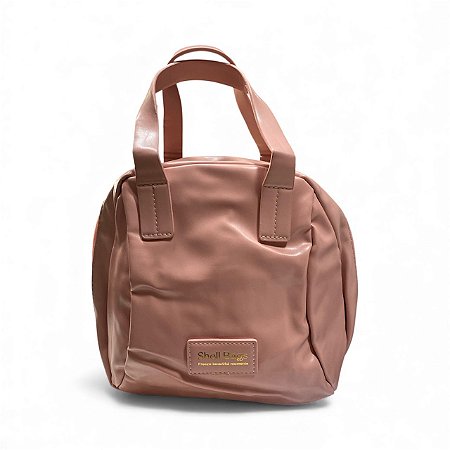 Necessaire Couro | Oval - Rosa