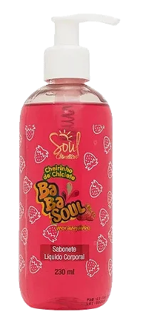 Sabonete Corporal - Cheirinho de Morango |Soul Cosméticos 240ml