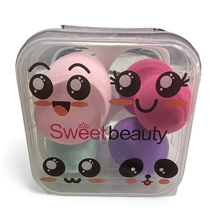 Kit com 4 Esponjas - Rostinho