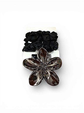 KIT DE CABELO M1 - PRETA COM PRETO