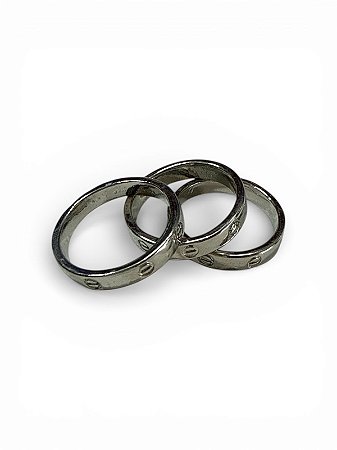 Trio de Aneis | Prata ( número 20 )