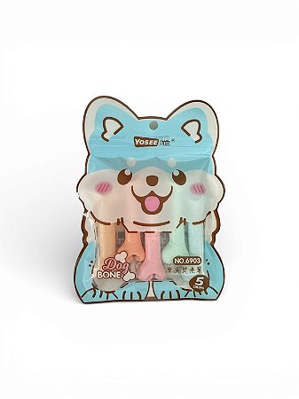 Marca Texto 5 Unidades - Dog Bone | NO.6903