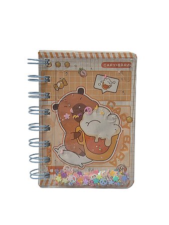Mini Caderno - Capivara Com Chopp