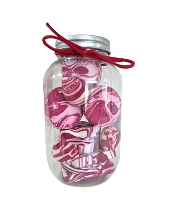 Latinha com 12 Esponjas - Vinho