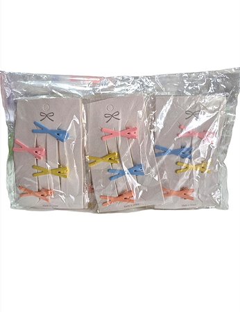 Pacote com 12 Cartelas de Presilhas - M60