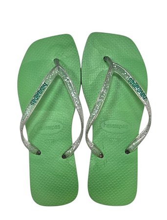 Sandália Quadrada - Verde