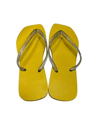 Sandália Quadrada - Amarela