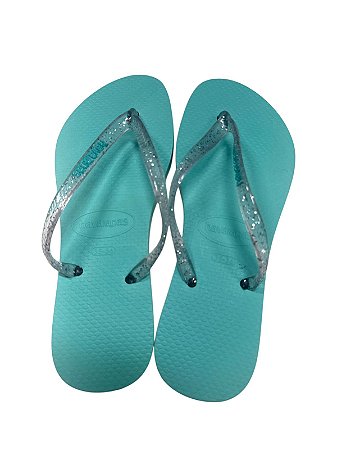 Sandália Redonda - Azul Turquesa