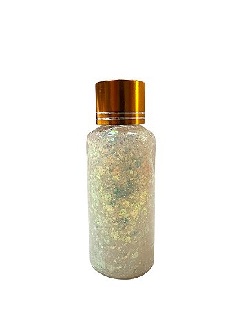 Garrafinha de Glitter Dafu - Branco 1