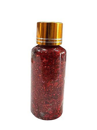 Garrafinha de Glitter - Vermelho