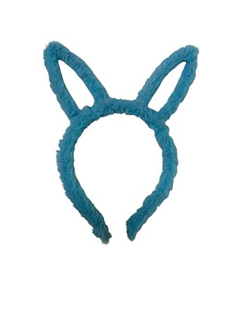Tiara Coelhinho Pelúcia - Azul