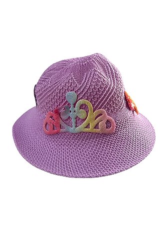 Chapéu Coroa Infantil - Lilás
