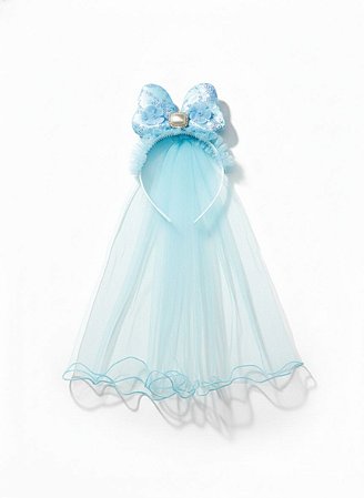 Diadema de Laço Pérola - Azul