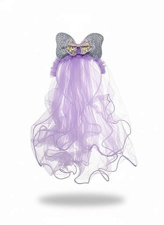 Diadema Laço Duplo - Lilás