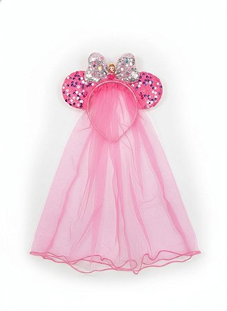 Diadema Laço Aurora - Rosa pink