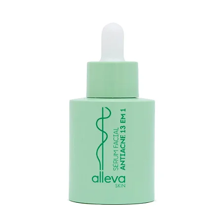 Sérum Facial Vitamina Antiacne 13 em 1 - Alleva