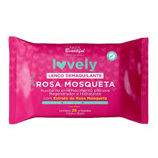 Lenço Demaquilante - Rosa Mosqueta| Lovely