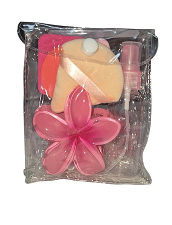 Kit Esponjas + Taca + Borrifado - Pink