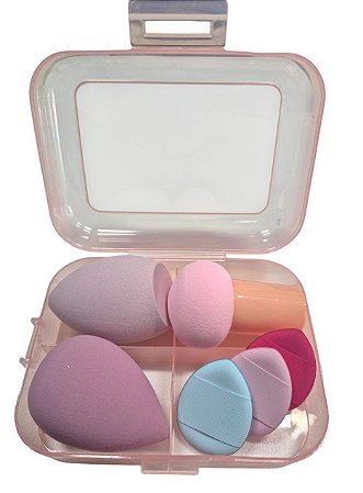 Caixinha de Esponjas - Rosa