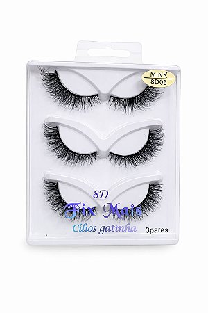 Cartela de Cílios Fix Mais | 8D06