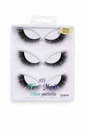 Cartela de Cílios Fix Mais | 8D02
