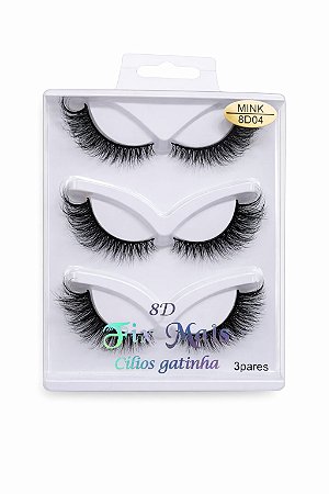 Cartela de Cílios Fix Mais | 8D04