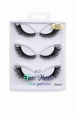 Cartela de Cílios Fix Mais | 8D05