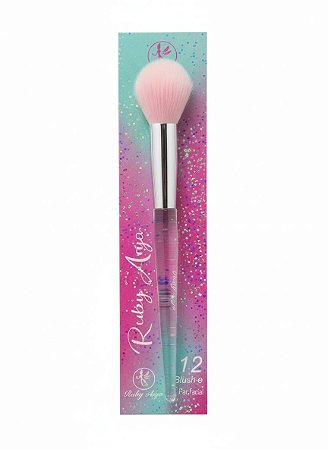 Pincel Ruby Anjo - Transparente | 12 Blush e Iluminador
