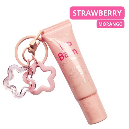 Lip Balm Belle Angel | Peptide Treatmente - Strawberry | Morango
