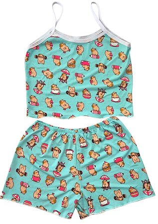 Pijama - Capivara| Tamanho Único