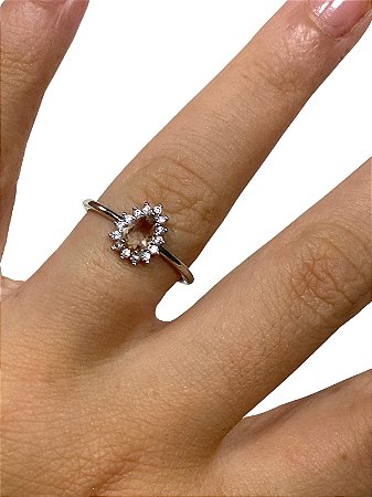 Anel - Formatura 01 | Prata com Rose
