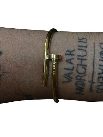 Bracelete De Punho - BR015 | Dourado