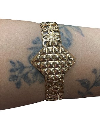 Bracelete De Punho - BR019 | Dourado
