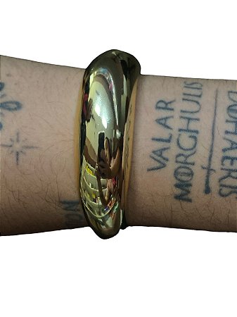 Bracelete De Punho - BR035 | Dourado