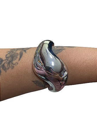 Bracelete De Punho - BR038 | Prata