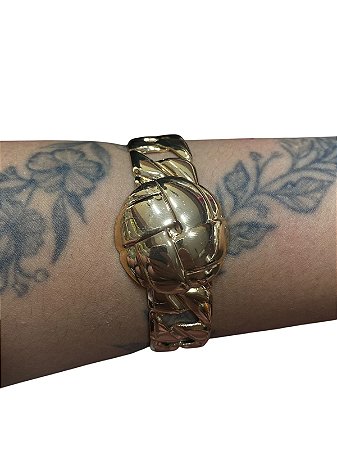 Bracelete De Punho - BR039 | Dourada