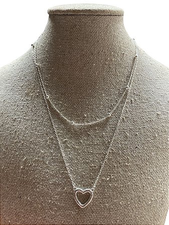 Colar Folheado - BR61 | Prata