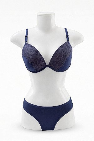 Conjunto Lingerie - Azul Marinho