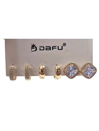 Kit de Brincos - BR01 | Dourado