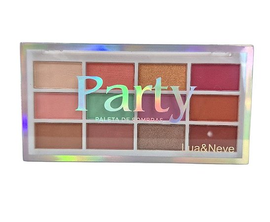 Paleta de Sombras 12 Cores | Lua & Neve - Party - Cor B