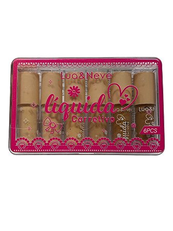 Kit de Corretivo - Cor 01 a 06 | Lua e Neve