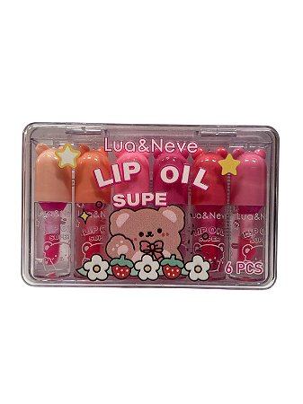 Kit de Lip Oil - Cor 01 a 06 | Lua e Neve