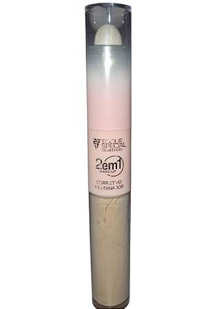 Corretivo 2 em 1 Com Iluminador | Toque Special - Cor 02