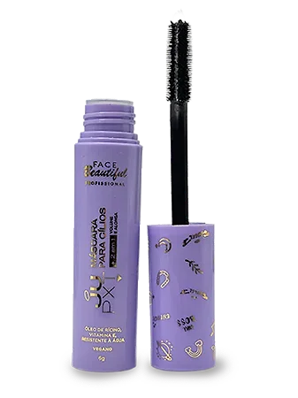 Máscara de Cílios 2 em 1 Volume e Alonga - Jupxt