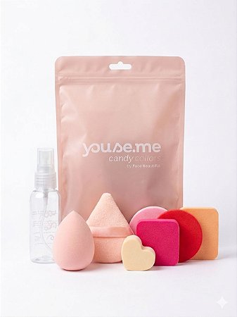 Kit de Esponjas com Borrifador - Youse.me