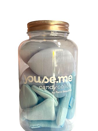 Kit de Esponja no Pote | 15 Esponjas - Cores Aleatórias