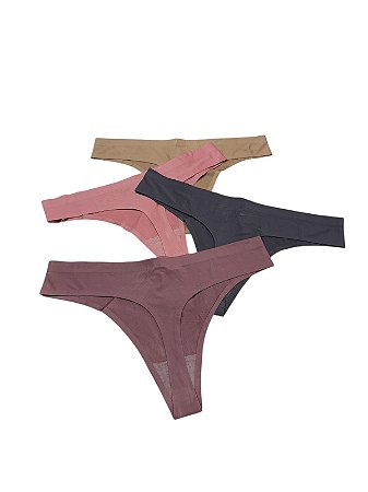 Kit de 2 Calcinhas sem Costura - Semi Fio - Tamanho M (CORES ALEATÓRIAS)