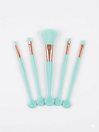 Kit com 5 Pincéis Concha - Azul