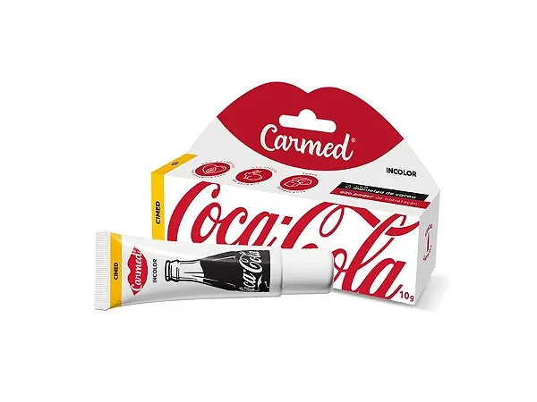 Hidratante Labial Carmed - Coca-Cola Incolor - 10g